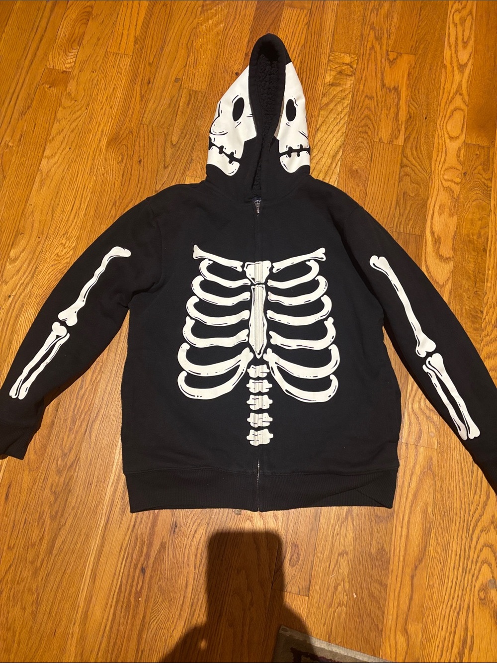 The Children’s Place fleece lined skeleton jacket